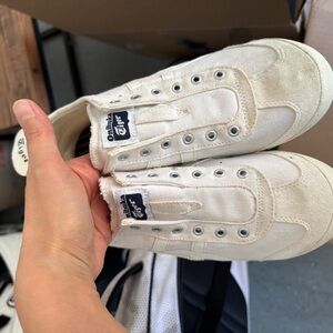 Onitsuka Tiger Cream Canvas Sneakers